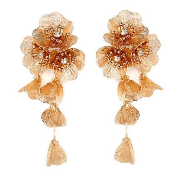 Zara Kate Middleton Famous Cascading Floral Earrings - Picture 10 of 16